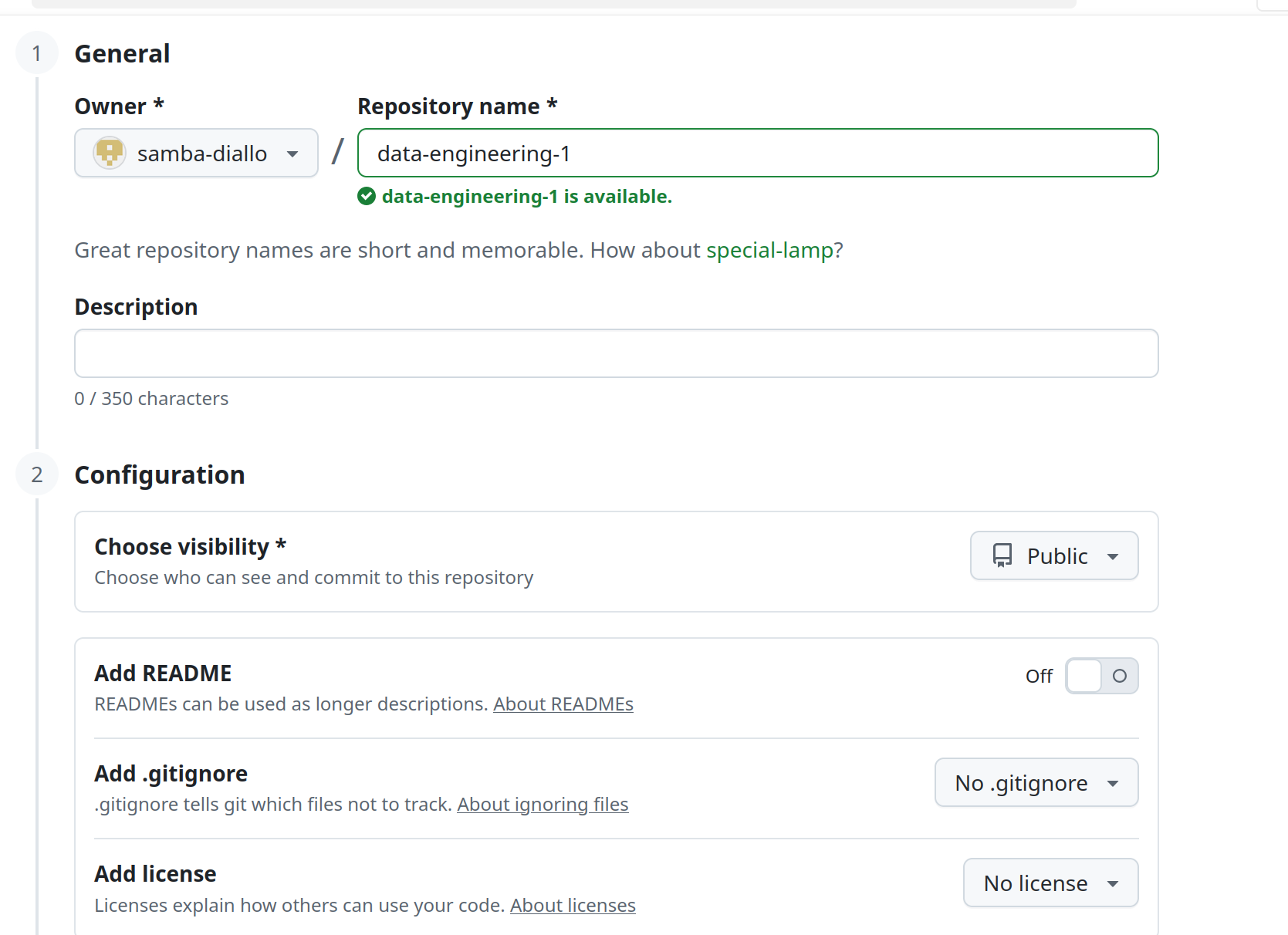 Screenshot Lab 1 Extra